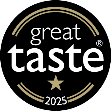 One Star Black and gold award badge for Great Taste AWards